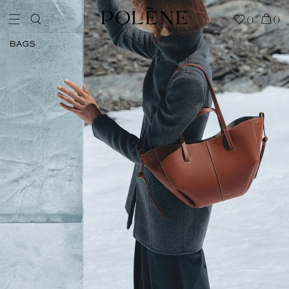 Polene Tan Shoulder Bag - Picture 15 of 15